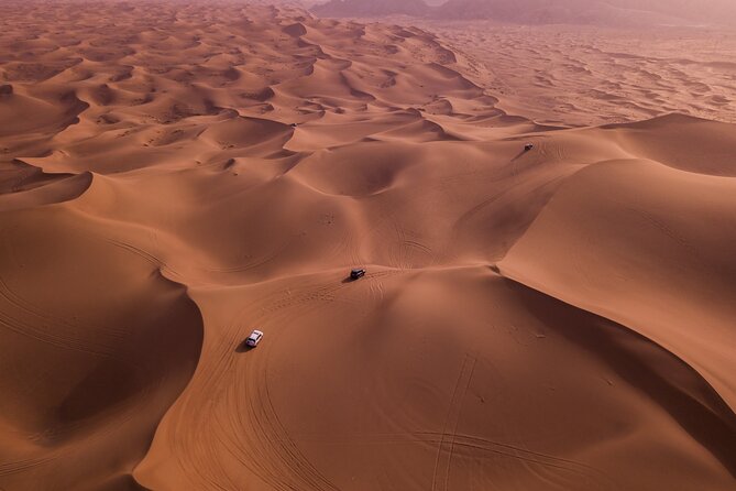 Doha Desert Safari Dune bashing,Sandboarding,CamelRide,Inland Sea - Dune bashing: the thrill part you came for