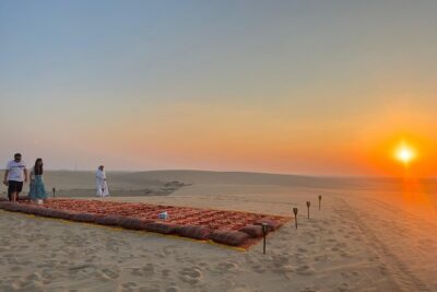 Doha Desert Safari: Dunebashing, Camel, Sandboarding & Inland Sea - Camel ride: short, scenic, and built for photos