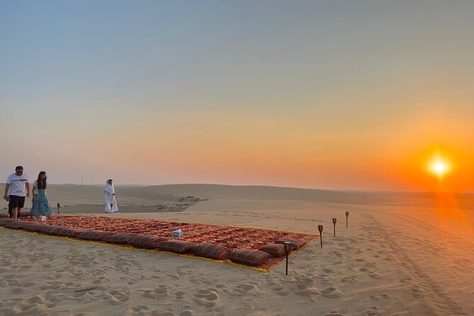 Doha Desert Safari: Dunebashing, Camel, Sandboarding & Inland Sea - Camel ride: short, scenic, and built for photos
