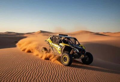 Doha: Desert Safari, Quad Bike, Camel Ride & Inland Sea Tour - Pickup in a 4x4, then straight into dune bashing