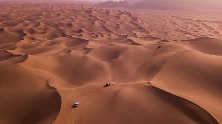 Doha: Dune Bashing Safari, Falcon, Camel, ATV, Sandboarding - Sealine start: the tire deflation trick that makes the ride work