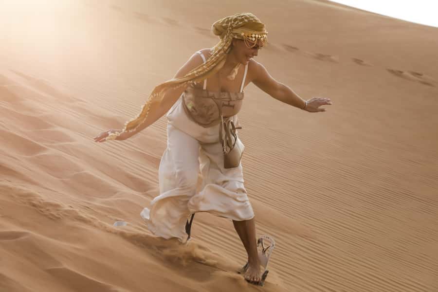 Doha: Half-Day Desert Safari, Quad Bike, Camels & Inland Sea - The 4x4 desert ride: tire pressure changes and the safe-thrill vibe