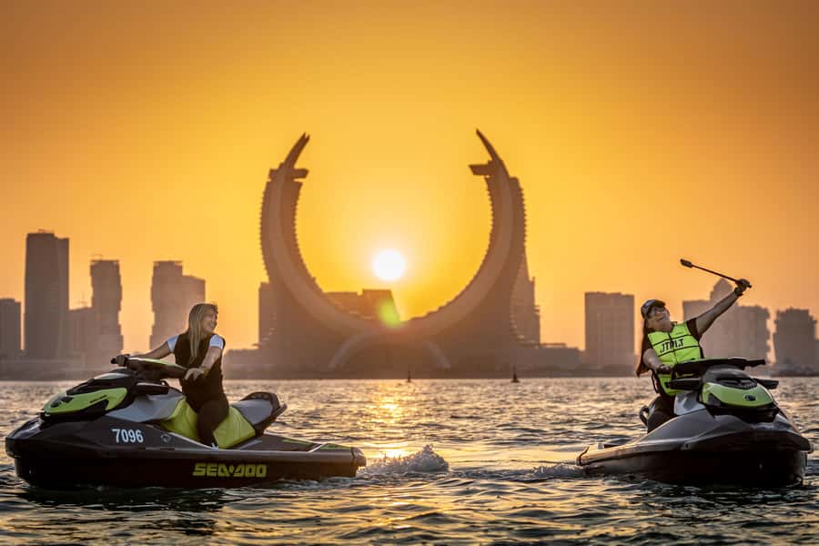 Doha: Jet Ski to Skyline with View of Katara and Pearl Qatar - Katara Cultural Village: 45 minutes of traditional architecture