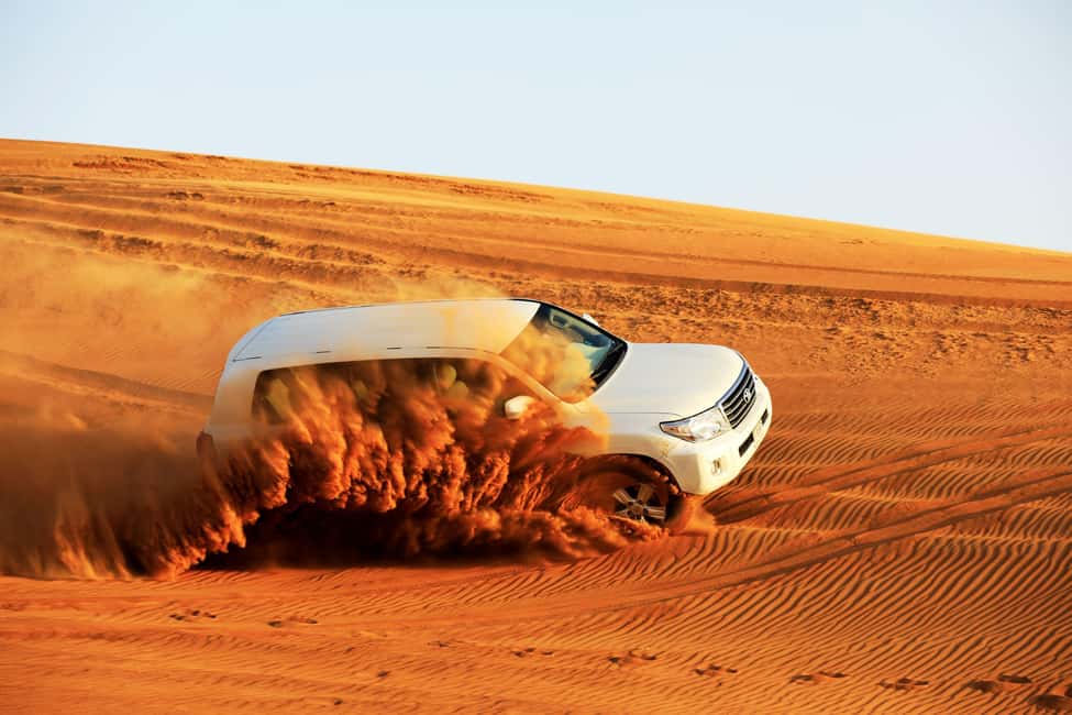 Doha: Sunset Desert Safari, ATV, Camel Ride and Sandboarding - Quad Bike Option: Add Speed If You Really Want More
