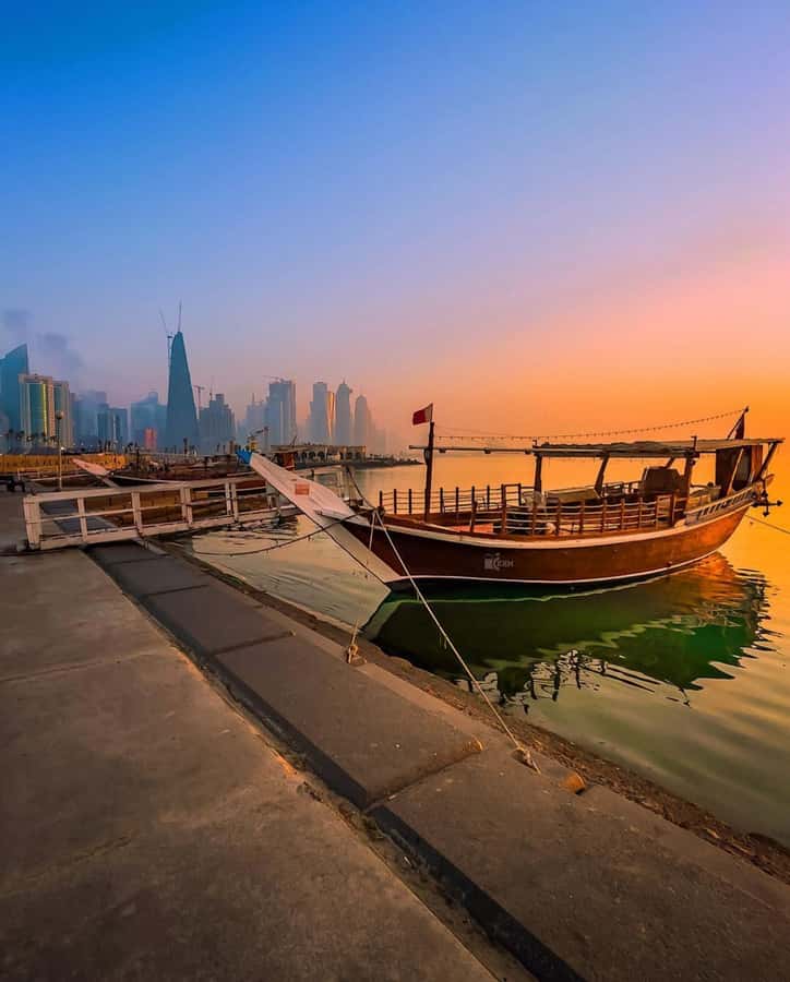 Doha: Sunset Serenade Skyline Dhow Cruise with Buffet Dinner - Key highlights you’ll feel right away