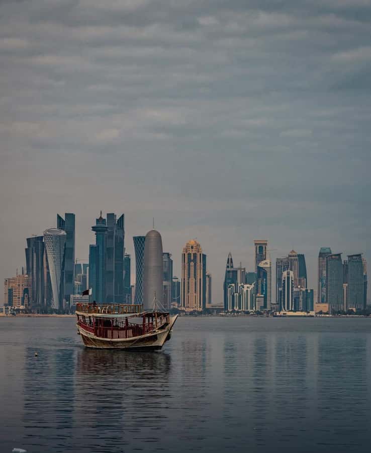 Doha: Traditional Wooden Dhow Cruise with Dinner /Arabic Tea - The one-hour cruise: skyline views that work better than you expect