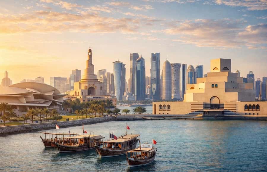 Doha: Traditional Wooden Dhow Cruise with Dinner /Arabic Tea - Pickup, transfer, and timing: how the 50 minutes to 1 hour actually feels