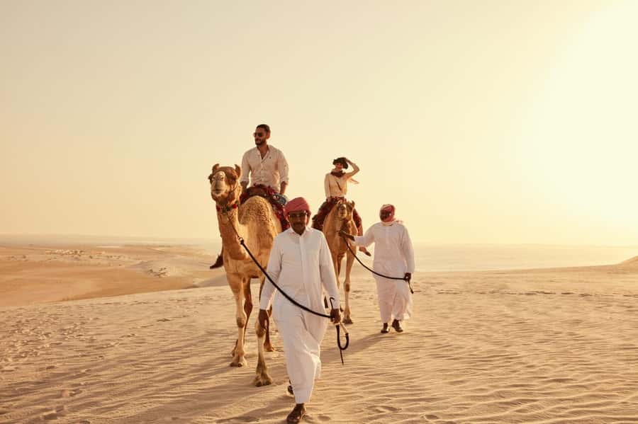 Doha:Sunrise or Sunset Desert Safari Tour with Sand Boarding - Price and value: what you get for about $34 per person