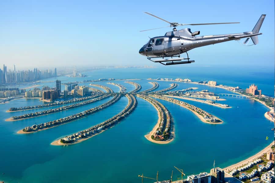 Dubai: 17-Minute Helicopter Tour over Palm Jumeirah - Burj Khalifa and Business Bay: Seeing Downtown as a Design