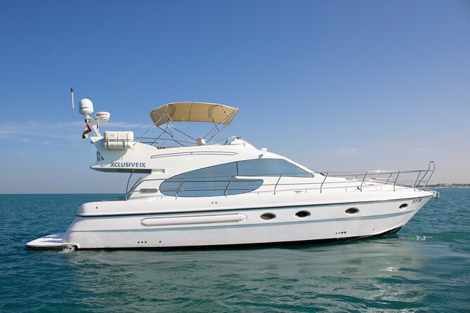Dubai 3 Hour Private Luxury Yacht Charter with Jet Ski Option - Bluewaters Island, Ain Dubai, and JBR: skyline views with context