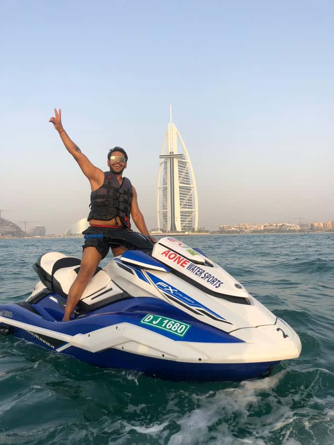 Dubai: 45-Minute Jet Ski Ride - The 45-minute route: from Ain Dubai photo stop to Burj Al Arab and Burj Khalifa