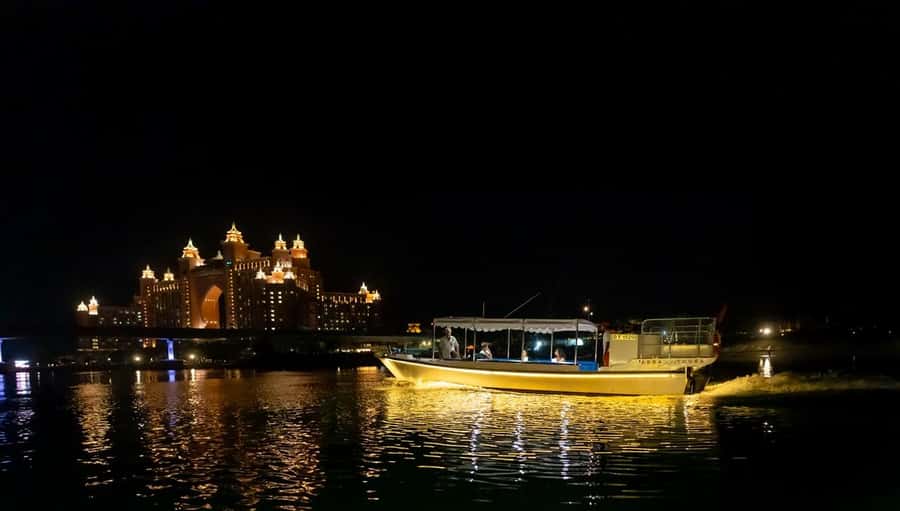 Dubai: Abra Boat Tour in Atlantis, Palm, Ain Dubai & Marina - Onboard comfort: the stuff that actually makes a 2-hour trip better