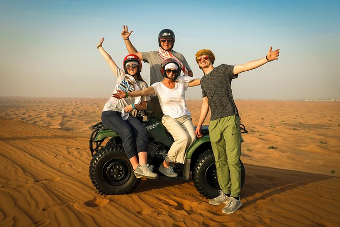 Dubai: Adventure Quad Bike Safari, Camel Ride & Refreshments - Key things to know before you book