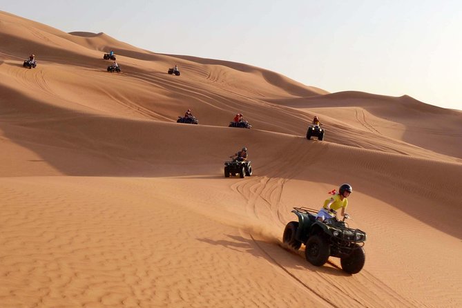Dubai: Adventure Quad Bike Safari, Camel Ride & Refreshments - Pickup, timing, and what can throw off your schedule