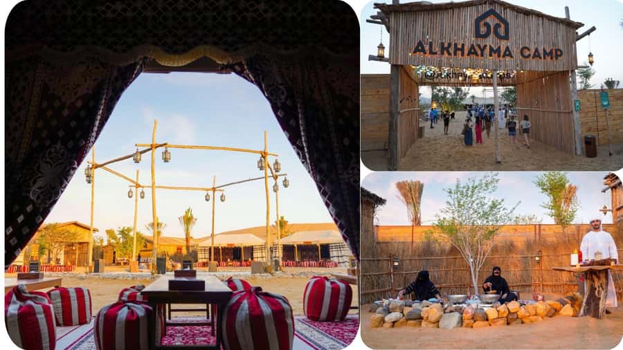 Dubai: Al Khayma Camp Experience with BBQ Dinner - How the evening flows from pickup to red dunes