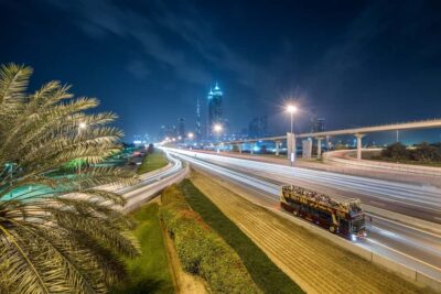 Dubai: Big Bus Panoramic Night Tour & Optional Dinner Cruise - How the open-top bus ride really feels after dark