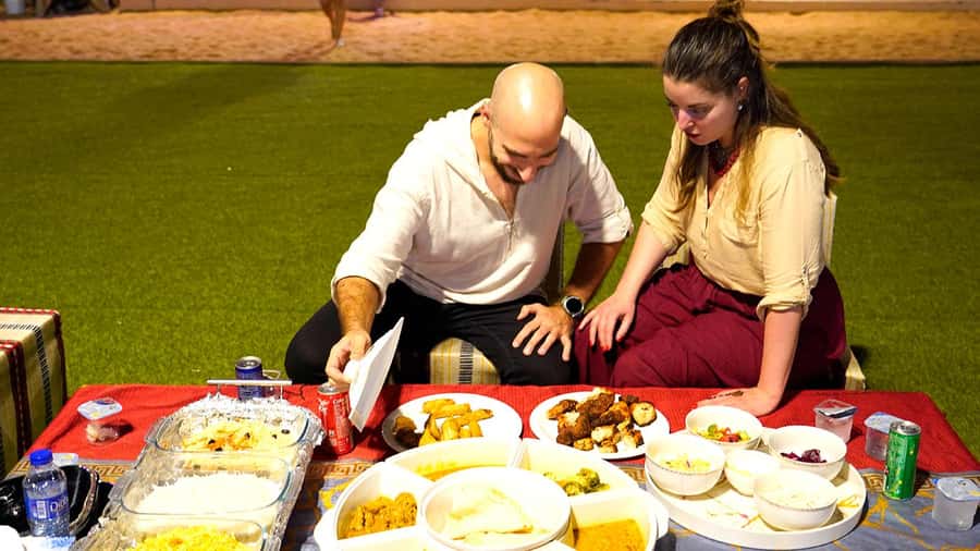 Dubai: Desert Camel Ride with Live Shows & BBQ Buffet Dinner - Camel ride at sunset: why this part feels special
