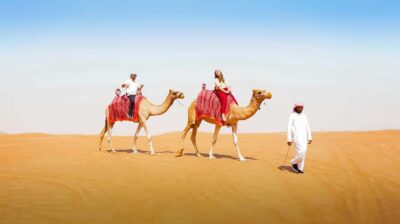 Dubai: Desert Camel Ride with Live Shows & BBQ Buffet Dinner - Getting picked up in Dubai without losing half the evening