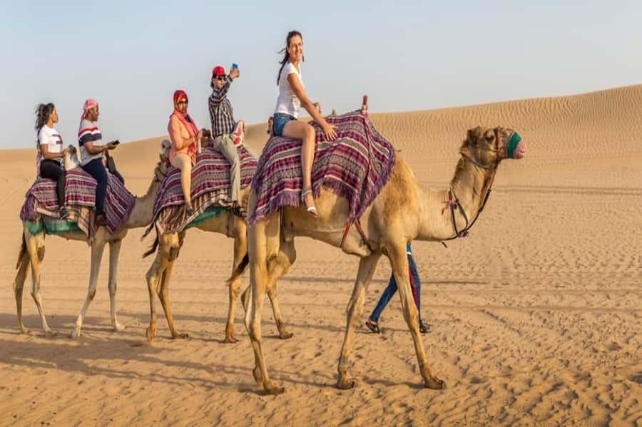 Dubai: Desert Safari Camel Riding, Sandboarding & BBQ Dinner - The 4x4 drive and the tyre-pressure stop (why it matters)