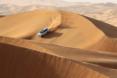Dubai Desert Safari- Experience The Thrill in The Desert - Lahbab dune bashing and sunset photography: the thrill part