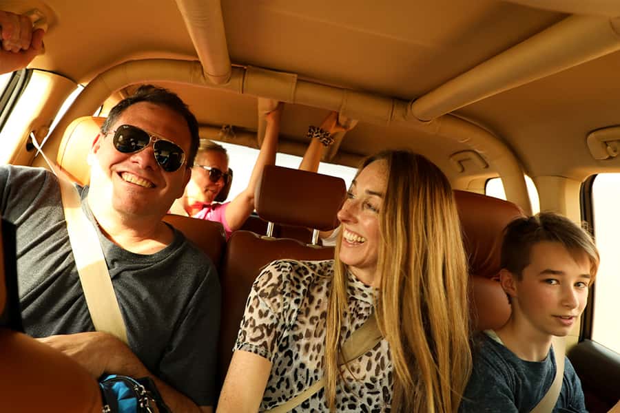 Dubai: Desert Safari with Camp, Dinner, & Optional Overnight - Your warm-up in the tent: mocktails, Arabic sweets, and ghutra photos