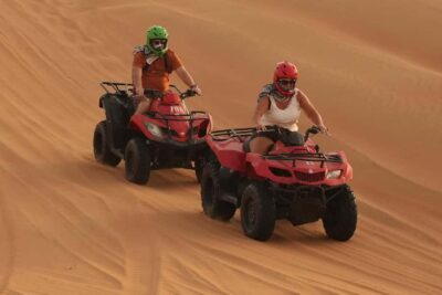 Dubai: Experience 60 Minutes Quad bike & BBQ Dinner - Getting From Dubai to the Dunes: Pickup That Actually Works