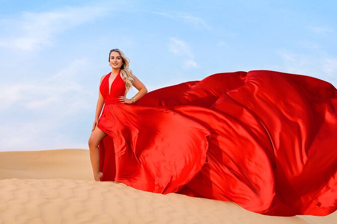 Dubai Flying Dress Private Photoshoot in the Desert - Key things that make this flying dress shoot work