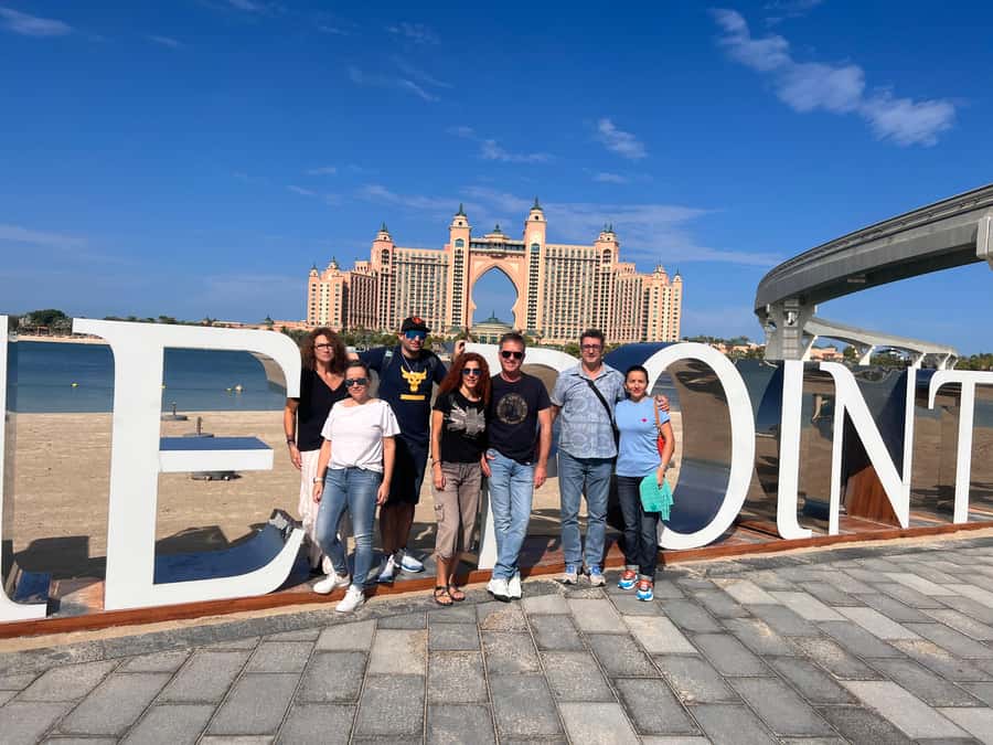 Dubai: Future Museum, Burj Al Arab, and Dubai Frame Tour - The Pointe: finish with water and skyline energy