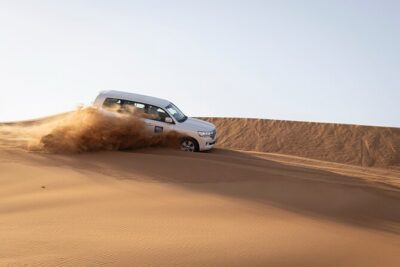 Dubai Half-day Red Dunes bashing with Sandboarding, Camel &Falcon - From Dubai Pickup to Lahbab Dunes: Easy Transport, Quick Arrival