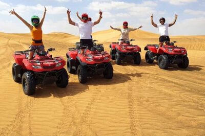 Dubai: Jeep Desert Safari, Camel Ride, and Quad Bike Tour - Jeep dune bashing: the red-dunes roller coaster