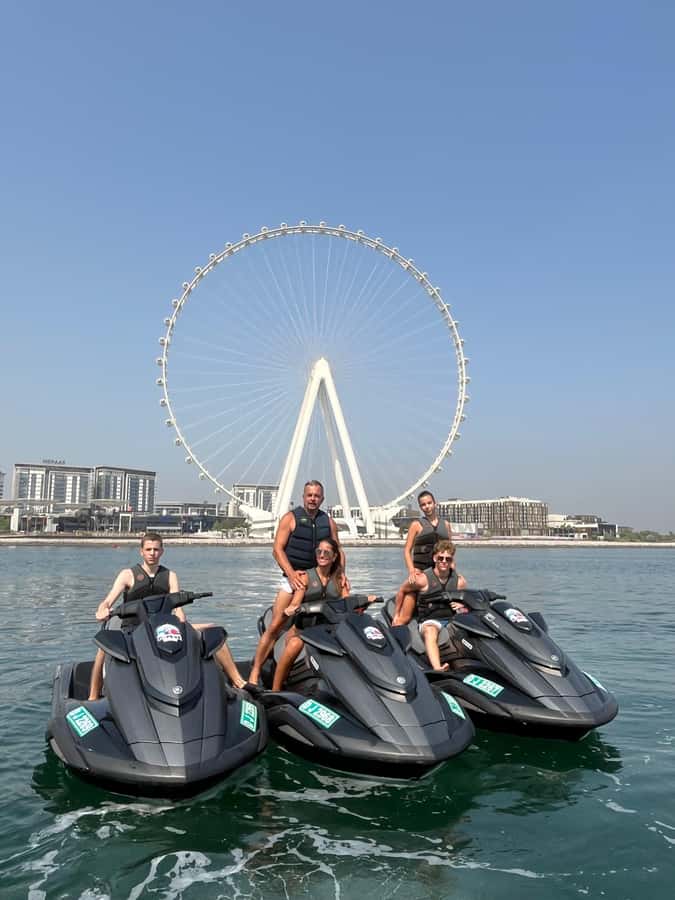 Dubai: Jet Ski Tour To Dubai marina, JBR - Burj Al Arab: Photo Stop and a Quick Swim Break