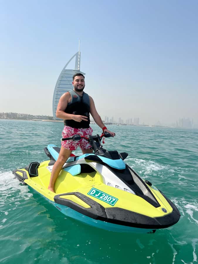Dubai: Jet Ski Tour To Dubai marina, JBR - Meet Near Burj Al Arab and Launch from the Dubai Fish Market