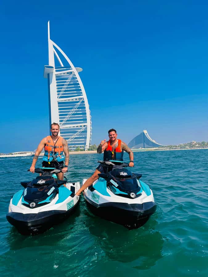 Dubai jet ski: visit the Burj al Arab and Atlantis with photos and videos - Meeting at Umm Suqeim 2 Fishing Harbor and Getting Ready Fast