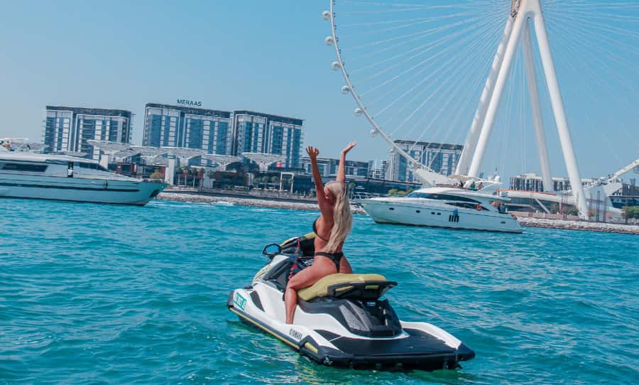 Dubai: Jetski Tour to Dubai Eye, JBR, Palm & Burj Al Arab - Burj Al Arab: The Finale With Extra Time on the Water