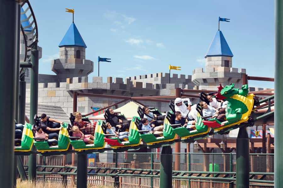Dubai: LEGOLAND® Theme Park Entry Ticket - Submarine, Dragon rollercoaster, and the spinning water ride