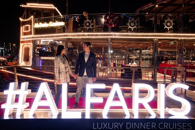 Dubai Luxury Canal Dinner Cruise with Optional Transfer - The Dinner Part: Buffet Meal, Soft Drinks, Coffee, and Entertainment