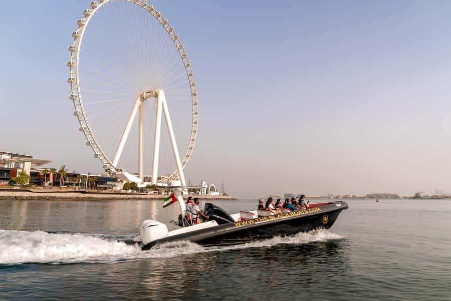Dubai Marina: 1-Hour Luxury Sightseeing Speedboat Tour - Dubai Marina and the Dubai Canal: skyline views that move fast