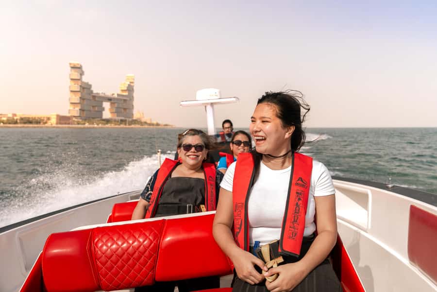 Dubai Marina: 1-Hour Luxury Sightseeing Speedboat Tour - Ain Dubai and Bluewater Island: the photo stop that earns its time