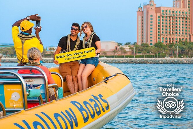 Dubai Marina Guided Sightseeing High-Speed Boat Tour - Stop time at Atlantis: the sea-level view that actually helps
