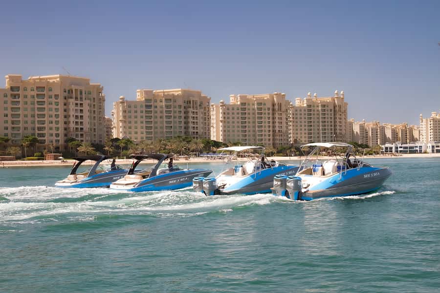 Dubai: Marina Private Boat Tour & Palm Jumeirah Sightseeing - Choosing 80, 100, or 120 minutes around the Palm