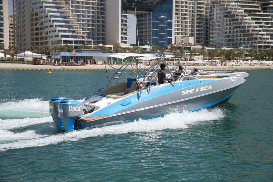 Dubai: Marina Private Boat Tour & Palm Jumeirah Sightseeing - From Dubai Marina to Palm Jumeirah: the view you can’t get from shore