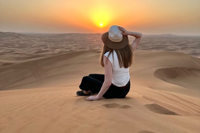 Dubai Morning Evening Desert Safari,Sand boarding and Camel ride - Price and value around $45 per person