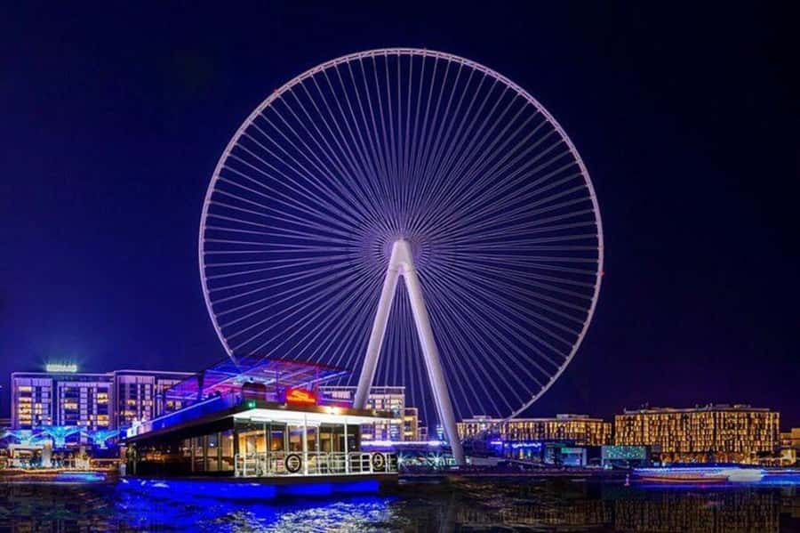 Dubai: Nighttime Guided City Tour by Van & Blue Water Island - Burj Khalifa to Burj Al Arab: the Light-First Route