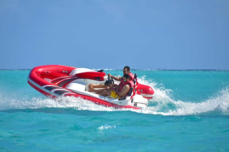 Dubai: Private Self-Drive SeaKart Jet Ski Boat Tour - The water route: from Atlantis and Royal Atlantis to The Palm and Burj Al Arab