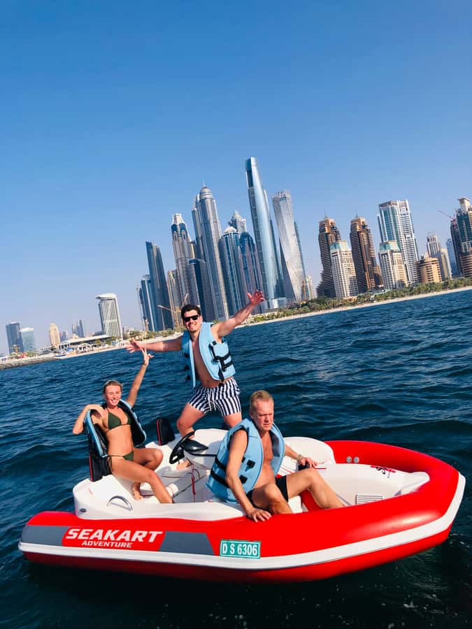 Dubai: Private Self-Drive SeaKart Jet Ski Boat Tour - Price and value: $149 per group up to 3
