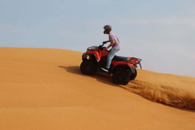 Dubai: Quad Bike Safari, Camels, & Camp with BBQ Dinner - The Jeep Transfer: The Warm-Up Before the Dunes