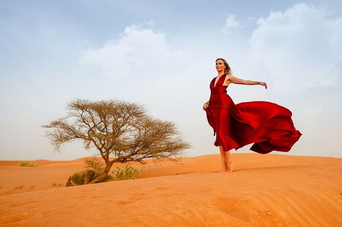 Dubai: Red Dunes Desert Safari, Camel ride, Sandboard, Quad Bike - First Gear: Hotel Pickup Into the Lahbab Red Dunes