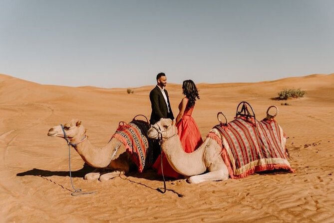 Dubai: Red Dunes Desert Safari, Camel ride, Sandboard, Quad Bike - Sunset Photo Stop: The Easy Way to Get Desert Photos That Don’t Look Staged