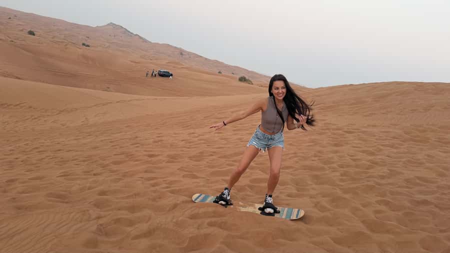 Dubai: Red Dunes Evening Quad Bike, Dune Blast with BBQ - Lahbab Red Dunes: the setting that makes the ride feel real