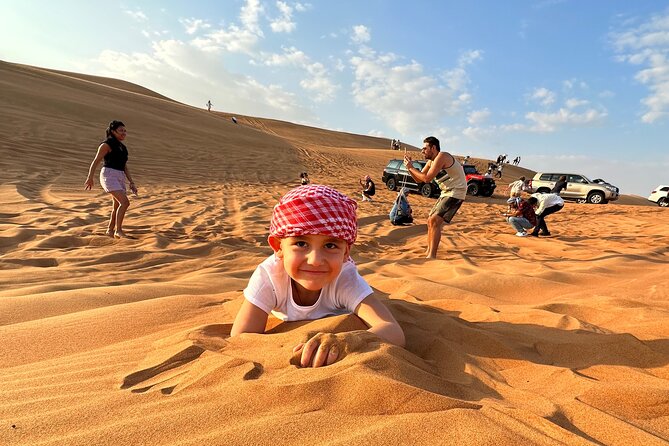 Dubai: Red Dunes, Sandsurf, Camel Ride, BBQ Dinner at Desert Camp - First Look: What You Really Get for a $40 Desert Safari